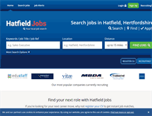 Tablet Screenshot of hatfieldjobs.co.uk